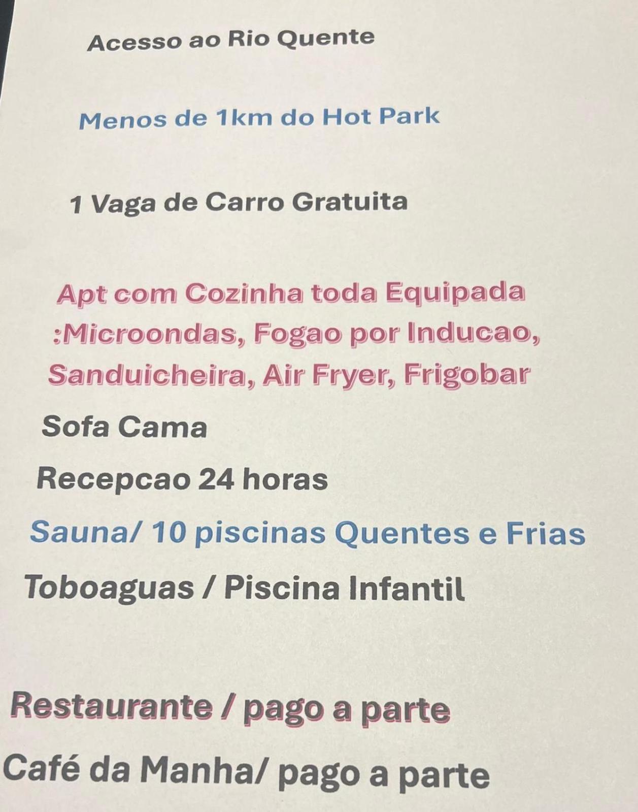 Hotel Park Veredas - Rio Quente Flat 225 外观 照片